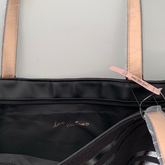 NWT Victoria Secret Lace Up Weekender Tote - Picture 4 of 4